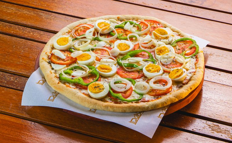 Veggie Garden marcos pizza with fresh vegetables